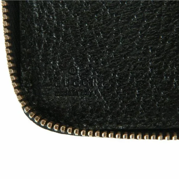 Gucci Web Black GG Logos Pattern Agenda Notebook Cover - Picture 4 of 8